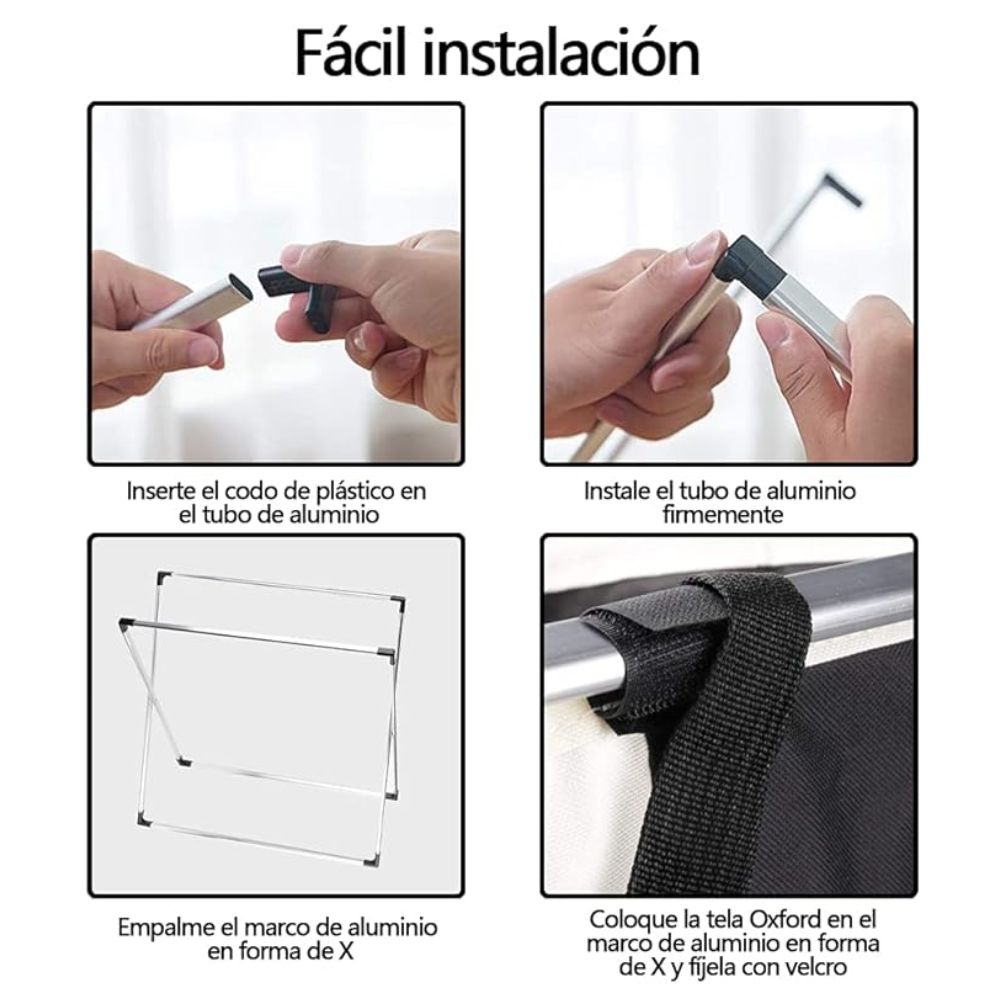 Miniatura 2 de canasta en tela para ropa  X3